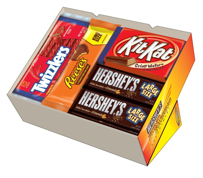 Hershey S Fundraising 2 Variety Xl Candy Bar Box Free Shipping