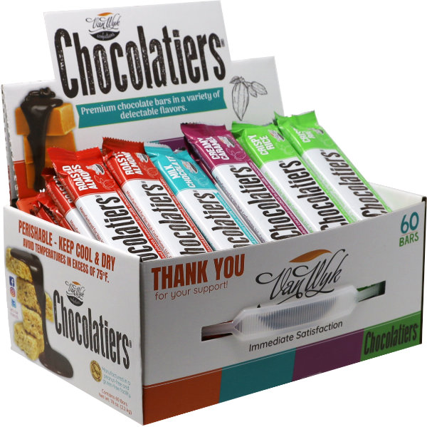 Chocolatiers 1 Chocolate Bar Fundraiser Free Shipping